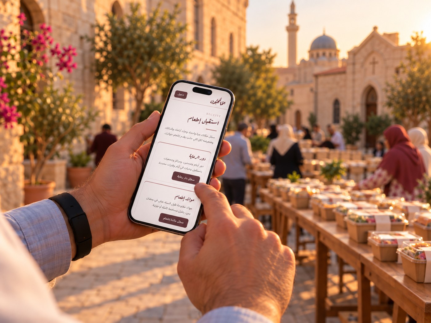 تسجيل المائدة من الموبايل